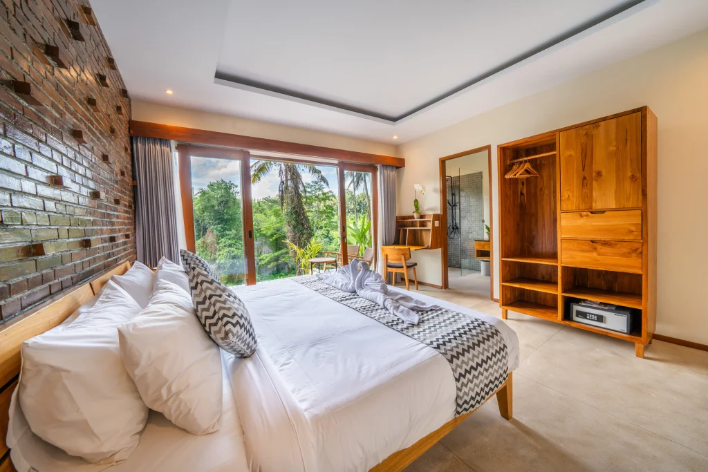 Guest Suite with elegant simplicity